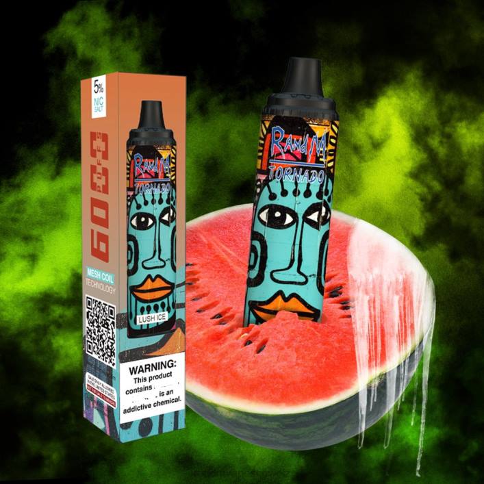 Fumot RandM Vape | RandM Tornado 00P2290 6000 Airflow Control Vape Pod Gerät 1St üppiges Eis